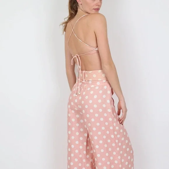 NWT Zimmermann Linen Corsage Tie Top - Picture 4 of 11